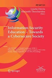 Tapa de Information Security Education – Towards a Cybersecure Society