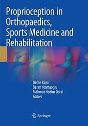 Tapa de Proprioception in Orthopaedics, Sports Medicine and Rehabilitation
