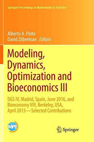Tapa de Modeling, Dynamics, Optimization and Bioeconomics III