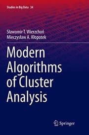 Tapa de Modern Algorithms of Cluster Analysis