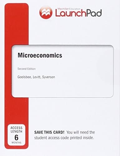 Tapa de LaunchPad for Goolsbee's Microeconomics