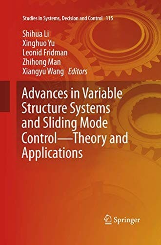 Tapa de Advances in Variable Structure Systems and Sliding Mode Control―Theory and Applications