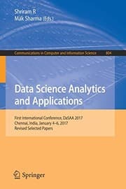 Tapa de Data Science Analytics and Applications