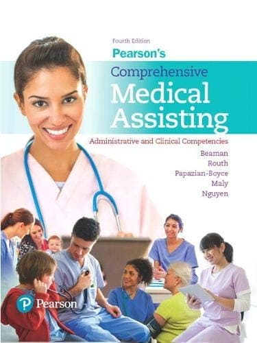 Tapa de Pearson's Comprehensive Medical Assisting