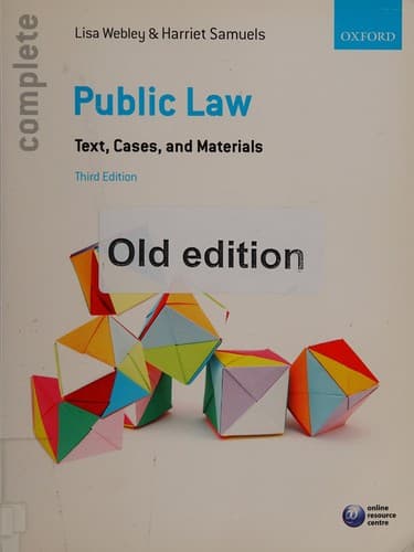 Tapa de Public law