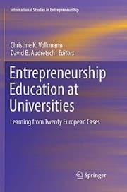 Tapa de Entrepreneurship Education at Universities