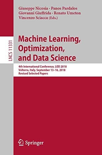 Tapa de Machine Learning, Optimization, and Data Science