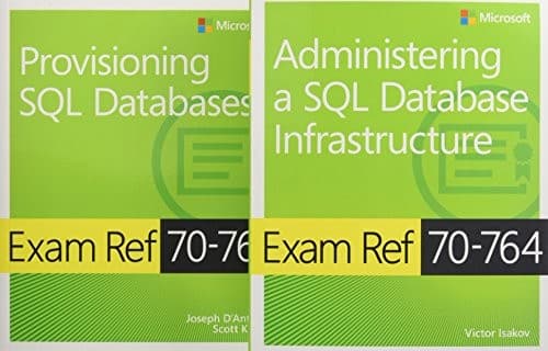 Tapa de MCSA SQL 2016 Database Administration Exam Ref 2-pack
