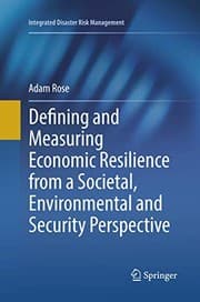 Tapa de Defining and Measuring Economic Resilience from a Societal, Environmental and Security Perspective