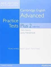 Tapa de Cambridge Advanced Volume 2 Practice Tests Plus New Edition Students' Book with Key
