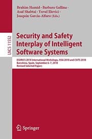 Tapa de Security and Safety Interplay of Intelligent Software Systems