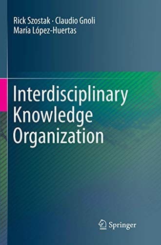 Tapa de Interdisciplinary Knowledge Organization