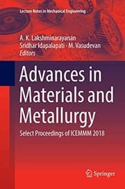 Tapa de Advances in Materials and Metallurgy