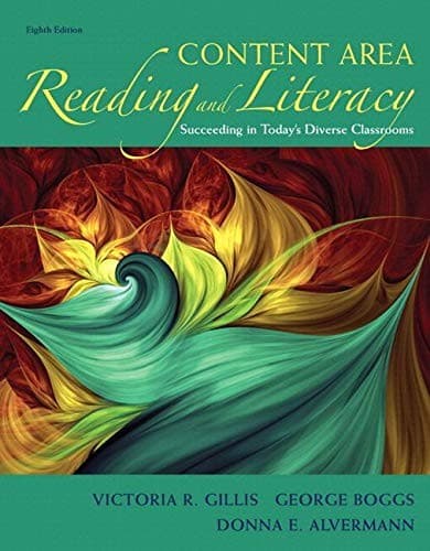 Tapa de Content Area Reading and Literacy