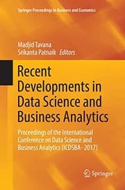 Tapa de Recent Developments in Data Science and Business Analytics