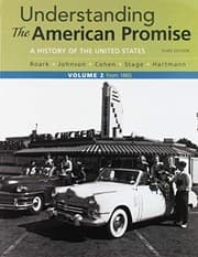 Tapa de Understanding the American Promise, Volume 2 3e & LaunchPad For Understanding the American Promise, 3e
