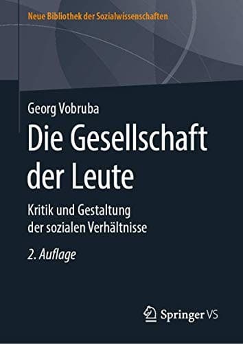 Tapa de Die Gesellschaft Der Leute