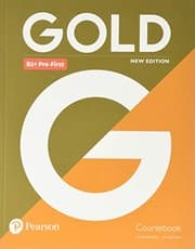 Tapa de Gold B1+ Pre-First New Edition Coursebook