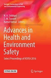Tapa de Advances in Health and Environment Safety