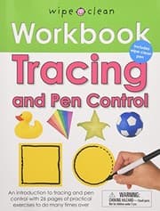 Tapa de Wipe Clean Workbook Tracing and Pen Control