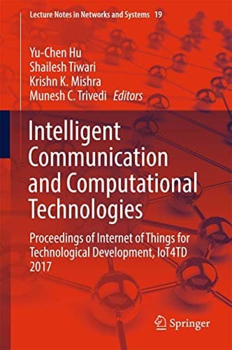 Tapa de Intelligent Communication and Computational Technologies
