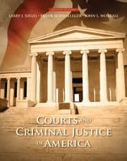 Tapa de Courts and criminal justice in America