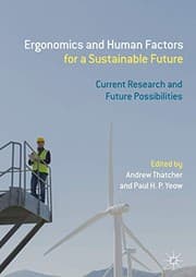 Tapa de Ergonomics and Human Factors for a Sustainable Future
