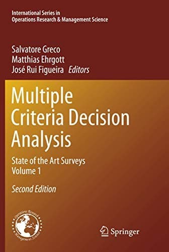 Tapa de Multiple Criteria Decision Analysis