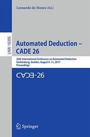 Tapa de Automated Deduction – CADE 26