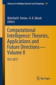 Tapa de Computational Intelligence : Theories, Applications and Future Directions - Volume II