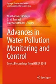 Tapa de Advances in Water Pollution Monitoring and Control