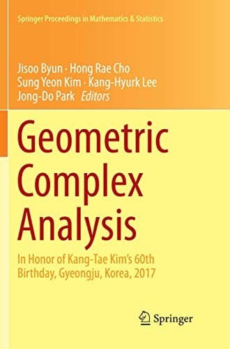 Tapa de Geometric Complex Analysis