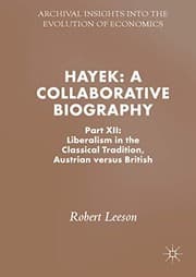 Tapa de Hayek : A Collaborative Biography : Part XII