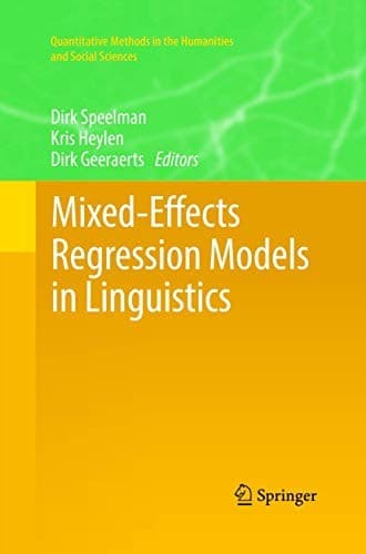 Tapa de Mixed-Effects Regression Models in Linguistics