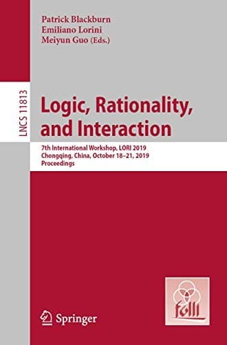 Tapa de Logic, Rationality, and Interaction