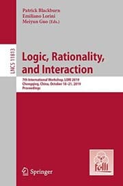 Tapa de Logic, Rationality, and Interaction