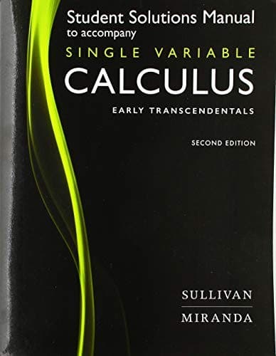 Tapa de Student Solutions Manual for Calculus