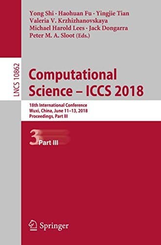 Tapa de Computational Science – ICCS 2018
