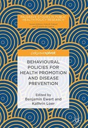 Tapa de Behavioural Policies for Health Promotion and Disease Prevention