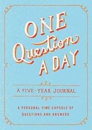 Tapa de One Question a Day : A Five-Year Journal