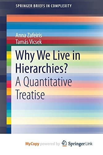Tapa de Why We Live in Hierarchies?