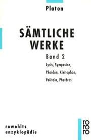Tapa de Platon. Sämtliche Werke Bd.2