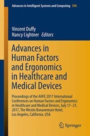 Tapa de Advances in Human Factors and Ergonomics in Healthcare and Medical Devices