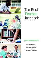 Tapa de The Brief Pearson Handbook, Fourth Canadian Edition