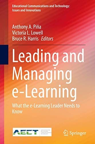 Tapa de Leading and Managing e-Learning