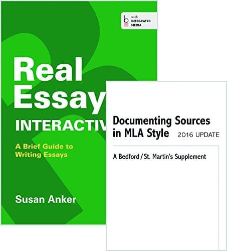 Tapa de Real Essays Interactive & Documenting Sources in MLA Style