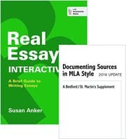 Tapa de Real Essays Interactive & Documenting Sources in MLA Style