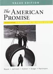 Tapa de The American Promise, Value Edition, Combined Volume 7e & LaunchPad for The American Promise and The American Promise Value Edition 7e