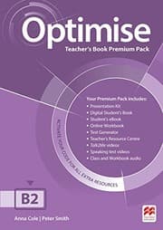 Tapa de Optimise B2  Teacher's Book Premium Pack