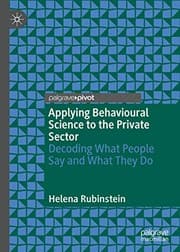 Tapa de Applying Behavioural Science to the Private Sector